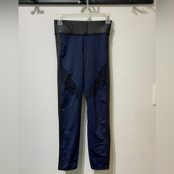 Michi - blue and black leggings - Picture 1 of 5